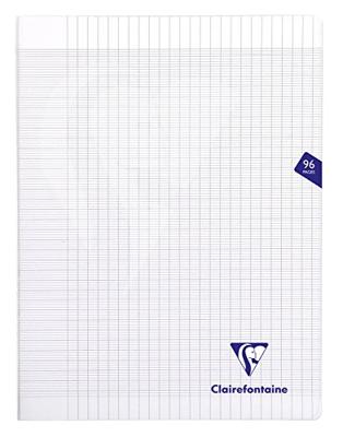 Clairefontaine schrift Mimesys voor ft A4+, 96 bladzijden, kaft in PP, seyès, transparant