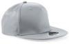 Beechfield CB610 5 Panel Snapback Rapper Cap - Light Grey - One Size - thumbnail