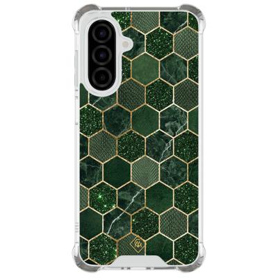 Samsung Galaxy A26 shockproof hoesje - Kubus groen