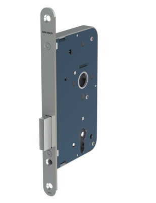 ASSA ABLOY 2455 Kastslot | DM65mm | PC | voorplaat RVS 20x235mm afgerond | DR 1+2+3+4 - 7262053