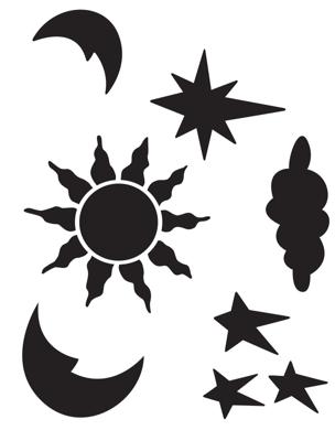 Delta • stencil mania x1 celestial.