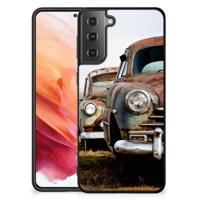Samsung Galaxy S21 Silicone Back Case Vintage Auto - thumbnail