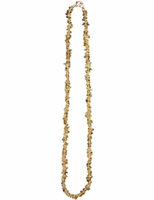 Citrien splitketting smal met splitsteentjes 45 cm lang Citrien splitketting smal met splitsteentjes 45 cm lang