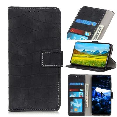 Magnetische krokodil textuur horizontale Flip lederen case voor de iPhone XIR (2019) met houder & card slots & portemonnee (zwart) Magnetische krokodil textuur horizontale Flip lederen case voor de iPhone XIR (2019) met houder & card slots & portemonnee (zwart)