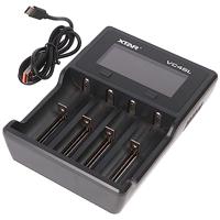 XTAR VC4SL batterijlader voor Li-ion / Ni-MH / Ni-CD 18650 cilindrische batterijen - thumbnail
