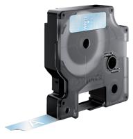 DYMO 45020 Labeltape Tapekleur: Transparant Tekstkleur: Wit 12 mm 7 m - thumbnail
