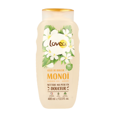 Lovea Shower gel Monoi 400 Milliliter Lovea Shower gel Monoi 400 Milliliter