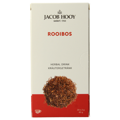 Jacob Hooy Rooibos thee 20 Zakjes