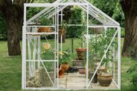 Royal Well | Kate II Full Options Tuinkas | Veiligheidsglas 3 mm | Wit - thumbnail