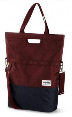 Urbanproof Urban proof shopper tas 20l gerecycled rood/grijs
