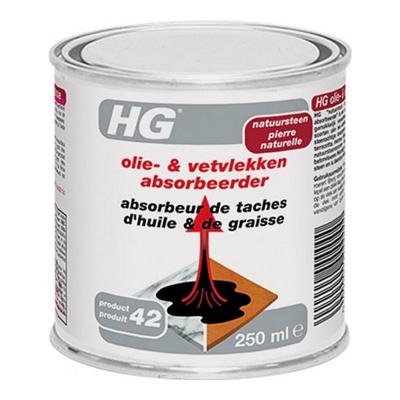 Hg olie & vetvlek absorbeerder 250 ml Hg olie & vetvlek absorbeerder 250 ml