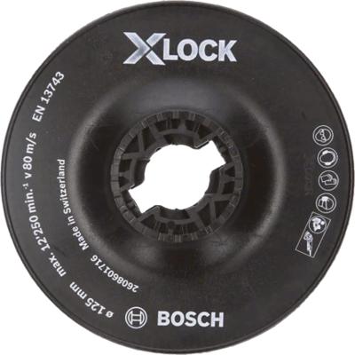 Bosch Accessoires X-LOCK Steunschijf voor fiberschijven 125 mm hard - 1 stuk(s) - 2608601716 Bosch Accessoires X-LOCK Steunschijf voor fiberschijven 125 mm hard - 1 stuk(s) - 2608601716