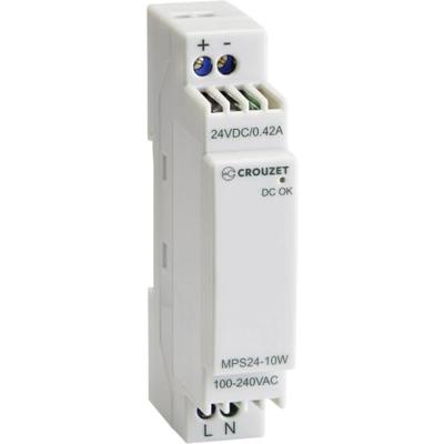 Crouzet Miscellaneous DIN-rail netvoeding 0.42 A 10 W Aantal uitgangen: 1 x Inhoud: 1 stuk(s)