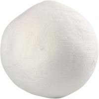 Creotime decoratie bal wit 35 mm 8 stuks - thumbnail