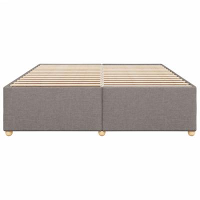 Bedframe zonder matras stof taupe 180x200 cm