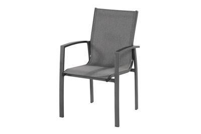 Hartman Tuinstoel 'Canterbury' kleur Antraciet