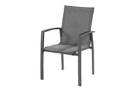 Hartman Tuinstoel 'Canterbury' kleur Antraciet - thumbnail