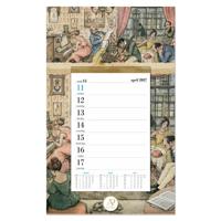 Anton Pieck Weeknotitie op schild 2027 Muzikanten - thumbnail