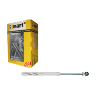 pgb-Europe SMART | Raamplug +schroef VZK Tx Ø 8x80 Nzn | 50 st SM0RPTN01080080E - thumbnail