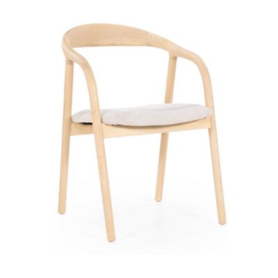 Eleonora Eetkamerstoel 'Rayven' kleur Naturel Eleonora Eetkamerstoel 'Rayven' kleur Naturel