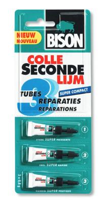 Bison 6301451 Secondelijm 3x0,8gr