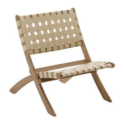 Kave Home Fauteuil 'Chabeli' Acaciahout, kleur Crème Kave Home Fauteuil 'Chabeli' Acaciahout, kleur Crème