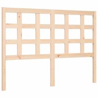 Bedframe met hoofdbord massief hout - thumbnail
