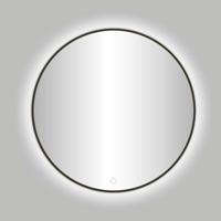 Best Design Badkamerspiegel Venetie Rond 100 cm Incl. Led Gunmetal - thumbnail