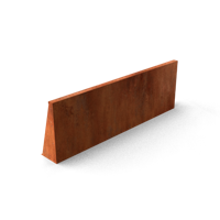 Fronta Keerwanden Cortenstaal recht stuk 1500 x 200 x 500 mm Geroba - Geroba - thumbnail