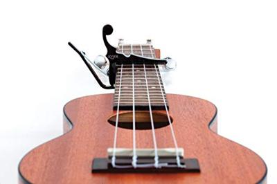 Kyser Quick-Change capo voor ukelele, mandoline en banjo zwart Kyser Quick-Change capo voor ukelele, mandoline en banjo zwart