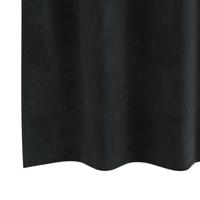 VidaXL Verduisterende gordijnen 2 pcs zwart 140 x 245 cm fluweel - thumbnail