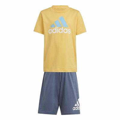 Sportoutfit voor kinderen Adidas Essentials Geel - Maat: 6-7 jaar