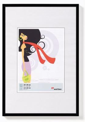 walther+ design KV030B Wissellijst Papierformaat: 20 x 30 cm Zwart