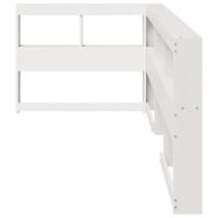 Boekenkast Hoofdeinde L-vormig 80 cm massief grenenhout wit - thumbnail
