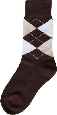 Ruitersok bruin/beige/wit 43-46 Ruitersok bruin/beige/wit 43-46