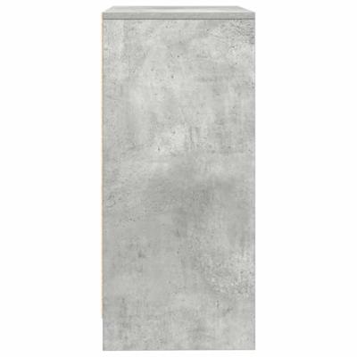 Dressoir 57x34x76 cm bewerkt hout betongrijs