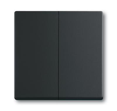 Busch-Jaeger 2CKA001751A3038 Serietoets Afdekking Diepzwart (RAL 9005), Zwart 1 stuk(s)