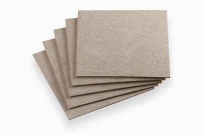 Metafranc WU0645506 Viltdoppen Vierkant, Zelfklevend Beige (l x b) 200 mm x 200 mm 1 set(s)