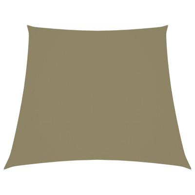 VidaXL Zonnescherm trapezium 3/4x3 m oxford stof beige
