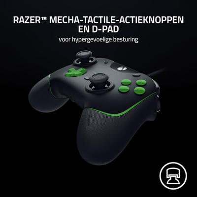 Razer Wolverine V2 - Bedrade Gaming Controller voor Xbox Series X|S + Xbox One + PC (2 opnieuw toewijsbare multifunctionele knoppen, Hair Trigger-modus met trigger-stops) Zwart
