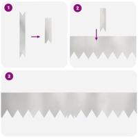 Gazonranden 10 pcs Zilver 100 x 0.5 x 15 cm Roestvrij staal - thumbnail