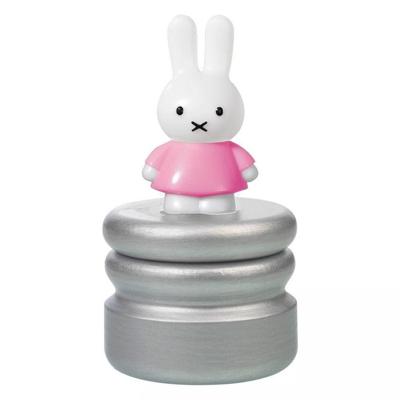 Nijntje houten melktandendoosje roze/zilver