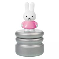 Nijntje houten melktandendoosje roze/zilver - thumbnail