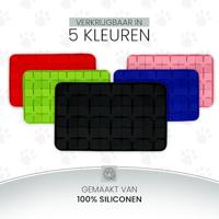 Eat Slow Live Longer Lick Mat Dimensions Flower Grey - thumbnail