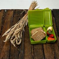 Rotho twin lunchbox 1.05+0.55l horizon blauw - thumbnail