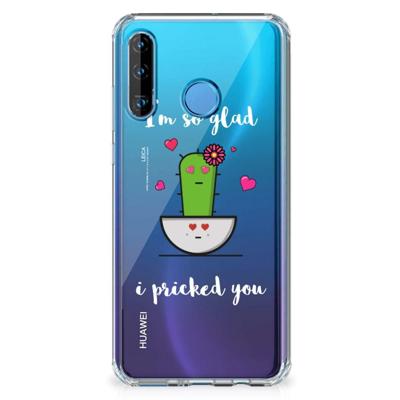 Huawei P30 Lite Stevig | Bumper Hoesje | Cactus Glad