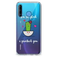 Huawei P30 Lite Stevig | Bumper Hoesje | Cactus Glad - thumbnail
