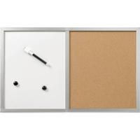 Herlitz 10685394 10685394 Magneettafel, Whiteboard (b x h) 600 mm x 400 mm Zilver, Kurk - thumbnail