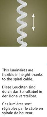 Eglo HanglampVetro Flowerprint gegolfd wit - 3041