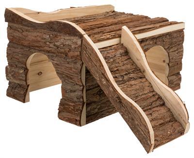 TRIXIE HUIS INEKE 2 UITGANGEN KONIJN SCHORSHOUT 50X38X25 CM